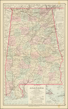 Alabama Map By O.W. Gray