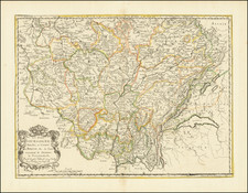 Sud et Alpes Française Map By Nicolas Sanson