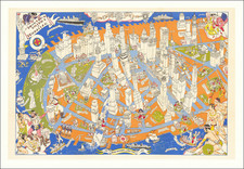 New York City and Pictorial Maps Map By Arthur Zaidenberg