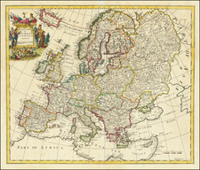 Europe Map By John Senex