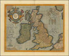 British Isles Map By  Gerard Mercator