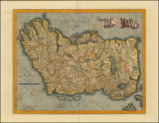 Ireland Map By  Gerard Mercator