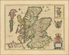 Scotland Map By Willem Janszoon Blaeu