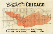 Chicago Map By R.P. Studley Company