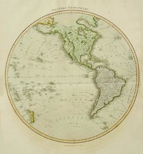 World, Western Hemisphere, South America, Pacific and America Map By John Thomson