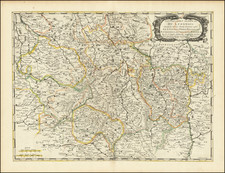 Sud et Alpes Française Map By Nicolas Sanson
