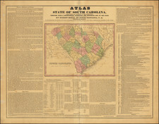 South Carolina and Title Pages Map By Robert Mills