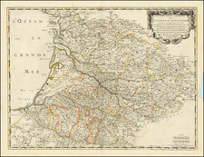 Grand Sud-Ouest Map By Nicolas Sanson