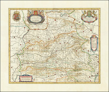 Spain Map By Valk & Schenk