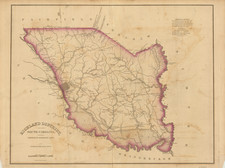 South Carolina Map By Robert Mills