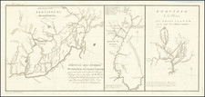 Midwest and Ohio Map By Pierre Antoine Tardieu / Michel Guillaume St. Jean De Crevecoeur
