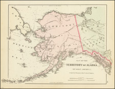 Map of the Territory of Alaska (Russian America) Ceded by Russia to the United States