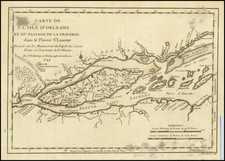 Canada Map By Jacques Nicolas Bellin