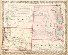 Plains and Rocky Mountains Map By G.W.  & C.B. Colton