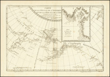 Carte de la cote N.O. de L'Amerique  et de la cote N.E. de L'Asie reconnues 1778 et 1779 . . . By Rigobert Bonne