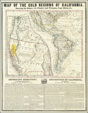 Arizona, Utah, Nevada, Utah and California Map By Ensign & Thayer