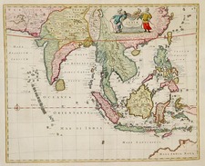 Asia, China, India, Southeast Asia, Australia & Oceania and Australia Map By Frederick De Wit