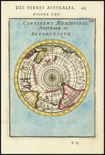 Southern Hemisphere and Polar Maps Map By Alain Manesson Mallet