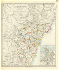 Eastern Part of New South Wales . . . Compiled from the M.S. Maps in the Colonial Office. And the Routes of recent travellers. By SDUK