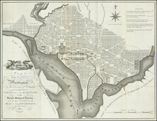 Plan of the City of Washington in the Territory of Columbia ceded by the States of Virginia and Maryland to the United States of America and by them established as the Seat of their Government after the Year 1800