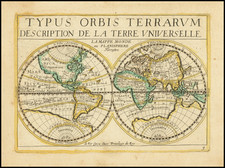 World and California as an Island Map By Antoine De Fer