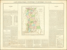 Alabama Map By Jean Alexandre Buchon