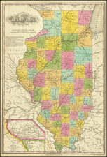 Illinois Map By Anthony Finley