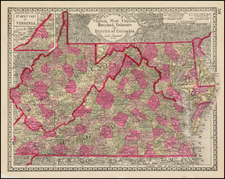 Mid-Atlantic and Southeast Map By H.C. Tunison