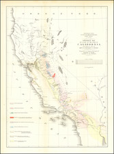 California Map By U.S. Pacific RR Survey