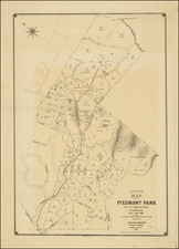 San Francisco & Bay Area and Other California Cities Map By George Holbrook Baker 