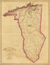 South Carolina Map By Robert Mills