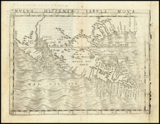 Florida, South, Texas, Southwest, Mexico and Baja California Map By Giacomo Gastaldi