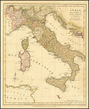 Italy Map By Robert Wilkinson