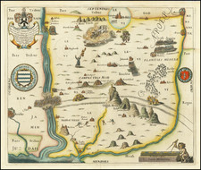 Holy Land Map By Thomas Fuller