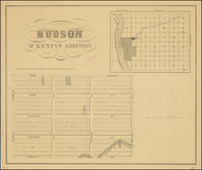 Wisconsin Map By Gates A. Johnson