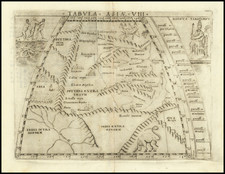 India and Central Asia & Caucasus Map By Giacomo Gastaldi