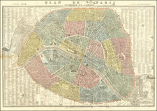 Paris and Île-de-France Map By Paul Bernardin