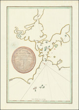 California and San Francisco & Bay Area Map By Jean Francois Galaup de La Perouse