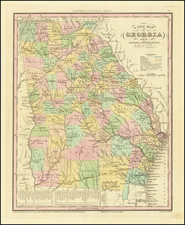 Georgia Map By Henry Schenk Tanner