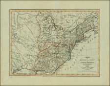 United States Map By Weimar Geographische Institut