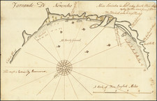 Atlantic Ocean and Brazil Map By Thames School / Anonymous