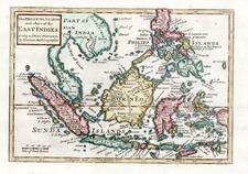 Asia, Southeast Asia and Philippines Map By Herman Moll