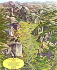 Pictorial Maps and Yosemite Map By Milton Cavagnaro - Lee Holub