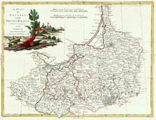 Europe, Poland, Baltic Countries and Germany Map By Antonio Zatta