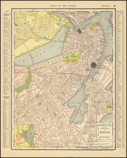 Boston Map By Rand McNally & Company