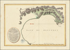 California and Other California Cities Map By Jean Francois Galaup de La Perouse