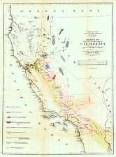 California Map By U.S. Pacific RR Survey