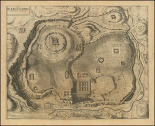 Jerusalem Map By Wenceslaus Hollar