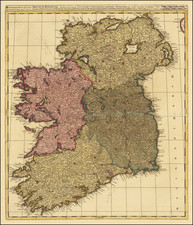 Ireland Map By Gerard & Leonard Valk