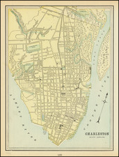 South Carolina Map By George F. Cram